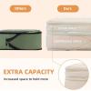 imageBAGAIL 4 Set6 Set8 Set Compression Packing Cubes Travel Accessories Expandable Packing OrganizersBeige SquareMesh 6 Set06Beige