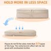 imageBAGAIL 4 Set6 Set8 Set Compression Packing Cubes Travel Accessories Expandable Packing OrganizersBeige SquareMesh 6 Set06Beige