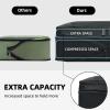 imageBAGAIL 4 Set6 Set8 Set Compression Packing Cubes Travel Accessories Expandable Packing OrganizersBeige SquareMesh 6 Set06Black