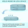 imageBAGAIL 4 Set6 Set8 Set Compression Packing Cubes Travel Accessories Expandable Packing OrganizersBeige SquareMesh 6 Set06Dusty Blue