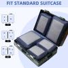 imageBAGAIL 4 Set6 Set8 Set Compression Packing Cubes Travel Accessories Expandable Packing OrganizersBeige SquareMesh 6 Set06Navy