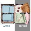 imageBAGAIL 4 Set6 Set8 Set Compression Packing Cubes Travel Accessories Expandable Packing OrganizersBeige SquareMesh 6 Set4Dusty Blue