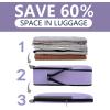 imageBAGAIL 4 Set6 Set8 Set Compression Packing Cubes Travel Accessories Expandable Packing OrganizersBeige SquareMesh 6 Set4Lavender