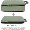 imageBAGAIL 4 Set6 Set8 Set Compression Packing Cubes Travel Accessories Expandable Packing OrganizersBeige SquareMesh 6 Set4Matcha Green