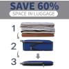 imageBAGAIL 4 Set6 Set8 Set Compression Packing Cubes Travel Accessories Expandable Packing OrganizersBeige SquareMesh 6 Set4Navy