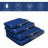 imageBAGAIL 4 Set6 Set8 Set Compression Packing Cubes Travel Accessories Expandable Packing OrganizersBeige SquareMesh 6 Set4Navy