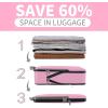 imageBAGAIL 4 Set6 Set8 Set Compression Packing Cubes Travel Accessories Expandable Packing OrganizersBeige SquareMesh 6 Set4Pink