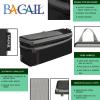 imageBAGAIL 4 Set6 Set8 Set Compression Packing Cubes Travel Accessories Expandable Packing OrganizersBeige SquareMesh 6 Set6Black
