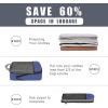 imageBAGAIL 4 Set6 Set8 Set Compression Packing Cubes Travel Accessories Expandable Packing OrganizersBeige SquareMesh 6 Set6Navy