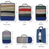imageBAGAIL 4 Set6 Set8 Set Compression Packing Cubes Travel Accessories Expandable Packing OrganizersBeige SquareMesh 6 Set6Navy