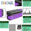 imageBAGAIL 4 Set6 Set8 Set Compression Packing Cubes Travel Accessories Expandable Packing OrganizersBeige SquareMesh 6 Set6Purple