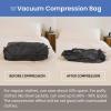 imageBAGAIL TPU Vacuum Bag for Travel Reusable Compression Bag with IPX8 Waterproof Zipper Save Space for Suitcase Backpack and Carry on ExtraLarge No PumpExtraLarge  No Pump