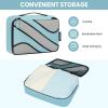 imageBAGAIL 6 Set Packing CubesTravel Luggage Packing OrganizersDusty Blue