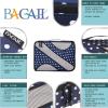 imageBAGAIL 6 Set Packing CubesTravel Luggage Packing OrganizersNavy dot