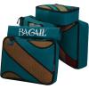imageBAGAIL 6 Set Packing CubesTravel Luggage Packing OrganizersTeal