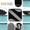 imageBAGAIL 6 Set Packing CubesTravel Luggage Packing OrganizersThe AllBlack