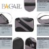 imageBAGAIL 6 Set Packing CubesTravel Luggage Packing OrganizersThe Dark Grey