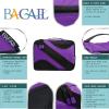 imageBAGAIL 6 Set Packing CubesTravel Luggage Packing OrganizersThe Purple
