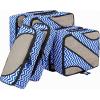 imageBAGAIL 6 Set Packing CubesTravel Luggage Packing OrganizersThe Wave pattern