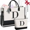 Canvas D With Cosmetic Bag
