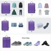 imageBAGAIL 4 Set6 Set Ultralight Compression Packing Cubes Packing Organizer for Travel Accessories Luggage Suitcase Backpack70D 6Set BlackPurple