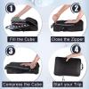 imageBAGAIL 5 Set6 Set Ultralight Compression Packing Cubes Travel Accessories Expandable Packing Organizers5Black