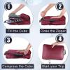 imageBAGAIL 5 Set6 Set Ultralight Compression Packing Cubes Travel Accessories Expandable Packing Organizers5Burgundy