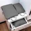 imageBAGAIL 5 Set6 Set Ultralight Compression Packing Cubes Travel Accessories Expandable Packing Organizers5Grey