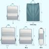 imageBAGAIL 5 Set6 Set Ultralight Compression Packing Cubes Travel Accessories Expandable Packing Organizers6Dusty Blue