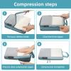 imageBAGAIL 5 Set6 Set Ultralight Compression Packing Cubes Travel Accessories Expandable Packing Organizers6Dusty Blue