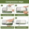 imageBAGAIL 5 Set6 Set Ultralight Compression Packing Cubes Travel Accessories Expandable Packing Organizers6Matcha Green