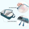 imageBAGAIL 5 Set6 Set Ultralight Compression Packing Cubes Travel Accessories Expandable Packing Organizers6Teal