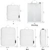 imageBAGAIL 5 Set6 Set Ultralight Compression Packing Cubes Travel Accessories Expandable Packing Organizers6White
