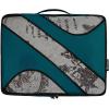 imageBAGAIL 6 Set Packing CubesTravel Luggage Packing Organizers6Set Black NetThe Teal
