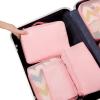 imageBAGAIL 8 Set Packing Cubes Luggage Packing Organizers for Travel Accessories Blush PinkBlush Pink