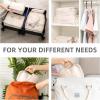 imageBAGAIL 8 Set Packing Cubes Luggage Packing Organizers for Travel Accessories Blush PinkCream