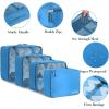 imageBAGAIL 8 Set Packing Cubes Luggage Packing Organizers for Travel Accessories Blush PinkLight Blue