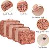 imageBAGAIL 8 Set Packing Cubes Luggage Packing Organizers for Travel Accessories Blush PinkPink Leopard