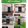 imageBAGAIL Golf Net 10 x 7 ft Heavy Duty Golf Practice Net and TriTurf Mat Portable Golf Net with Carry Bag Golf Training Aid Hitting Driving Chipping Nets for Backyard Outdoor Indoor  G9 Pro