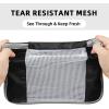imageBAGAIL 8 Set10 Set Packing Cubes Various Sizes Packing Organizer for Travel Accessories Luggage Carry On Suitcase08Black