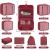 imageBAGAIL 8 Set10 Set Packing Cubes Various Sizes Packing Organizer for Travel Accessories Luggage Carry On Suitcase10Burgundy