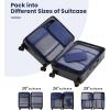 imageBAGAIL 8 Set10 Set Packing Cubes Various Sizes Packing Organizer for Travel Accessories Luggage Carry On Suitcase10Navy