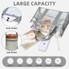 imageBAGAIL Clear Bag Stadium Approved Clear Tote Bag with Inner Pocket Transparent Travel Bag for Sports Event Concert WorkGrey