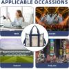 imageBAGAIL Clear Bag Stadium Approved Clear Tote Bag with Inner Pocket Transparent Travel Bag for Sports Event Concert WorkNavy