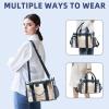 imageBAGAIL Clear Bag Stadium Approved Clear Tote Bag with Inner Pocket Transparent Travel Bag for Sports Event Concert WorkNavy