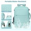 imageBAGAIL Travel Laptop Backpack Carry on with USB Port Luggage Bag for HolidayPinkMint