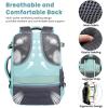 imageBAGAIL Travel Laptop Backpack Carry on with USB Port Luggage Bag for HolidayPinkMint