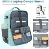 imageBAGAIL Travel Laptop Backpack Carry on with USB Port Luggage Bag for HolidayPinkMint