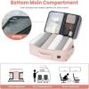 imageBAGAIL Travel Laptop Backpack Carry on with USB Port Luggage Bag for HolidayPinkPink