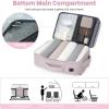 imageBAGAIL Travel Laptop Backpack Carry on with USB Port Luggage Bag for HolidayPinkPurple